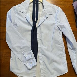 H&M Oxford shirt and tie